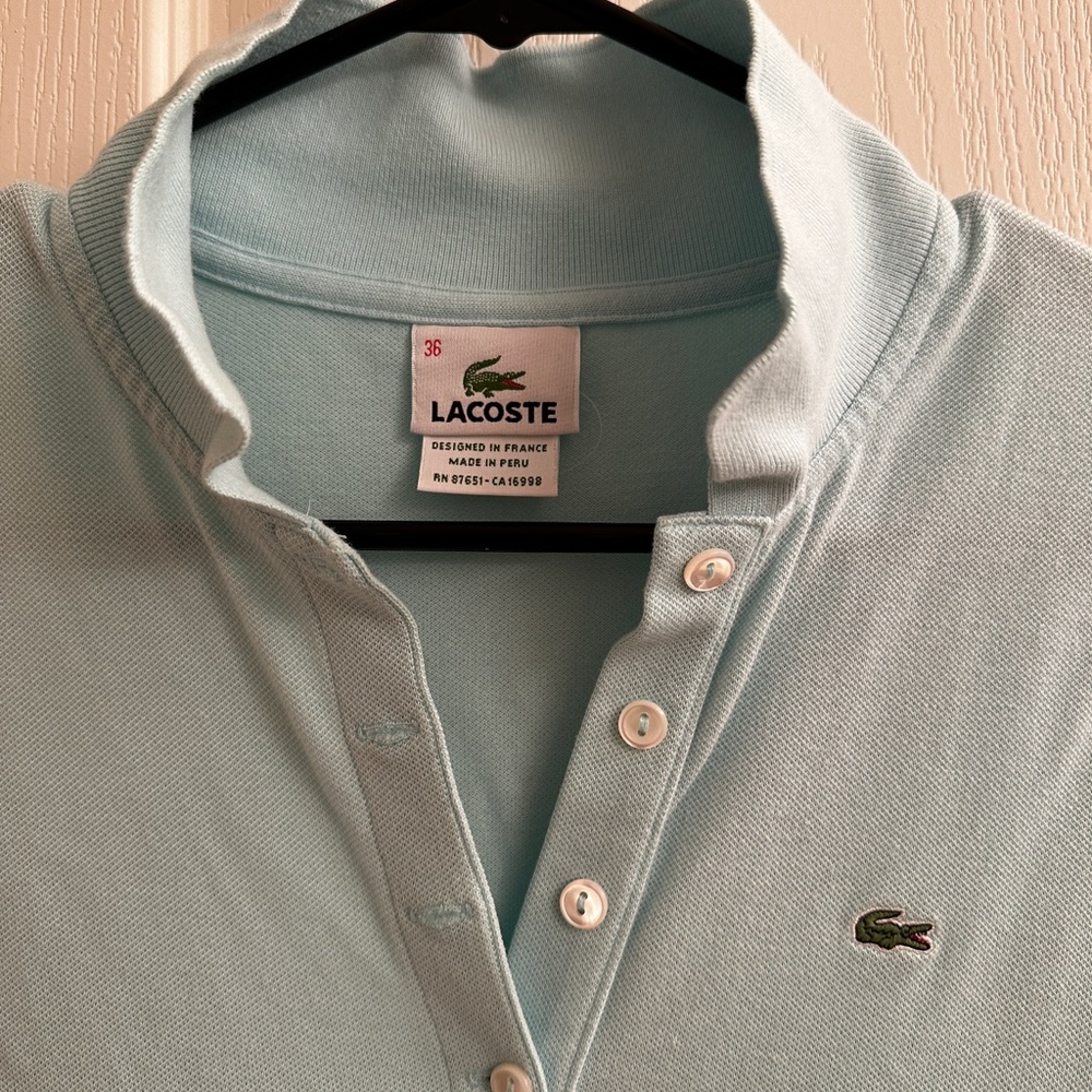 Lacoste Golfshirt dress - like new